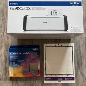 Brother ScanNCut DX with Accessories - White and Black
